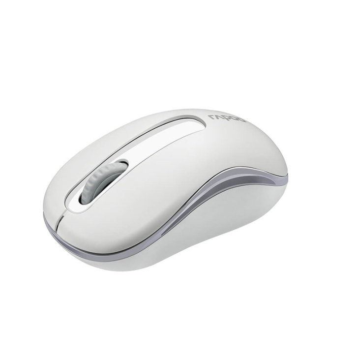 Rapoo Mouse M10 Plus Wireless 2.4GHz White i gruppen DATORER & KRINGUTRUSTNING / Möss & Tangentbord / Möss / Trådlösa hos TP E-commerce Nordic AB (38-91351)