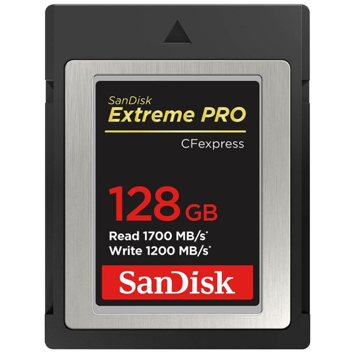 Sandisk Minneskort Cfexpress Extreme Pro 128Gb Sdcfe 1700Mb/S 1200Mb/S i gruppen HEMELEKTRONIK / Lagringsmedia / Minneskort / CFExpress hos TP E-commerce Nordic AB (38-91396)