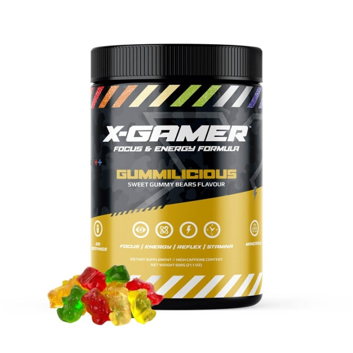 X-Gamer X-Tubz Gummilious 600G i gruppen DATORER & KRINGUTRUSTNING / Gaming / Energidryck för Gamers hos TP E-commerce Nordic AB (38-91532)