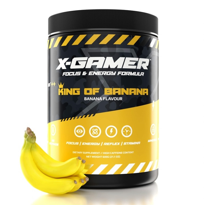 X-Gamer X-Tubz King Of Banana 600G i gruppen DATORER & KRINGUTRUSTNING / Gaming / Energidryck för Gamers hos TP E-commerce Nordic AB (38-91533)