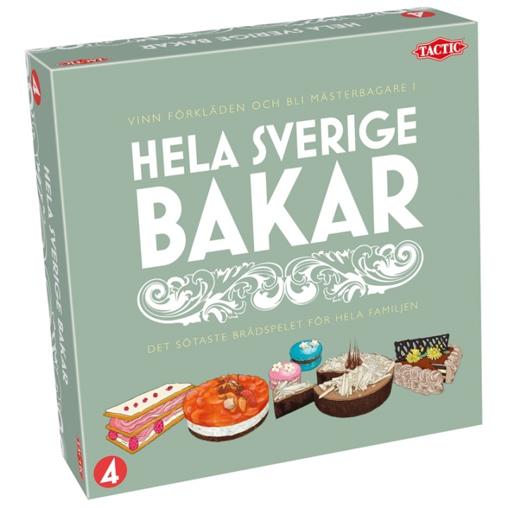 Tactic Hela Sverige bakar i gruppen LEKSAKER, BARN- & BABYPRODUKTER / Leksaker / Sällskapsspel / Familjespel hos TP E-commerce Nordic AB (38-91629)
