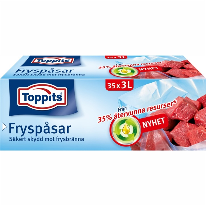 Toppits Fryspåsar 3L, STORPACK 9st i gruppen HEM, HUSHÅLL & TRÄDGÅRD / Köksredskap / Övriga köksredskap hos TP E-commerce Nordic AB (38-91645)