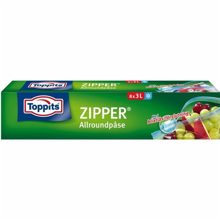Toppits ZIPPER 3L 12st DFP i gruppen HEM, HUSHÅLL & TRÄDGÅRD / Köksredskap / Övriga köksredskap hos TP E-commerce Nordic AB (38-91651)