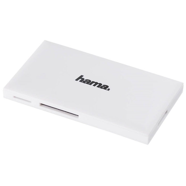 Hama Kortläsare Usb 3.0 Multi Sd/Micro/Cf/Ms Vit i gruppen HEMELEKTRONIK / Lagringsmedia / Minneskortläsare hos TP E-commerce Nordic AB (38-91824)