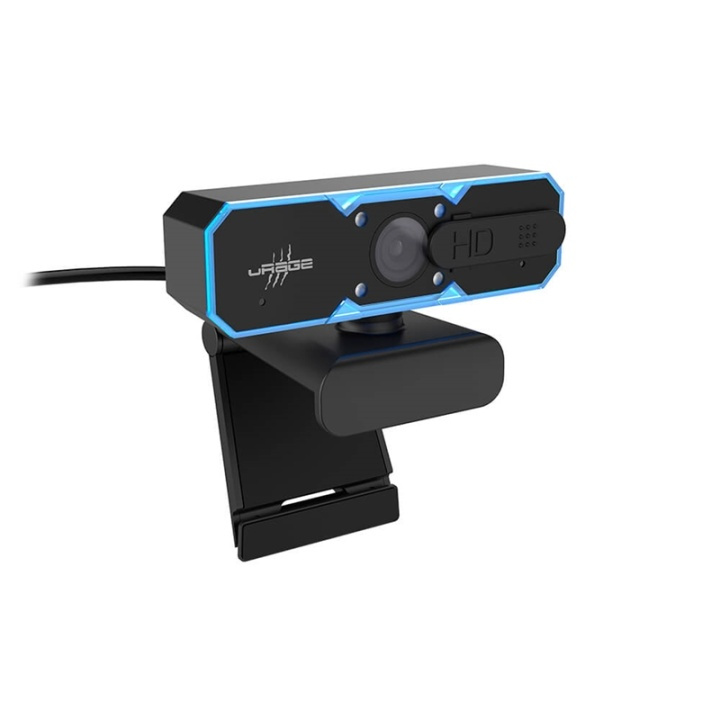 URAGE Webbkamera REC 600 HD Streaming Svart i gruppen DATORER & KRINGUTRUSTNING / Datortillbehör / Webbkameror hos TP E-commerce Nordic AB (38-91830)