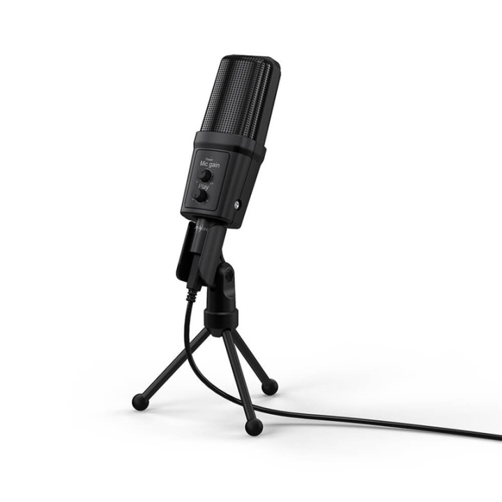 URAGE Mikrofon Stream 700 HD Gaming Svart i gruppen DATORER & KRINGUTRUSTNING / Datortillbehör / Mikrofoner hos TP E-commerce Nordic AB (38-91835)
