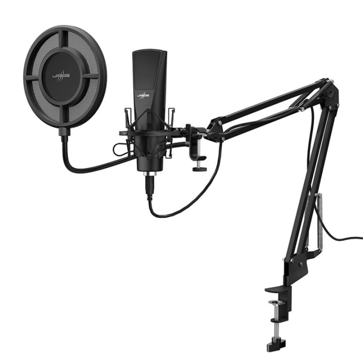 URAGE Mikrofon Stream 800 HD Studio Streaming Svart i gruppen DATORER & KRINGUTRUSTNING / Datortillbehör / Mikrofoner hos TP E-commerce Nordic AB (38-91836)