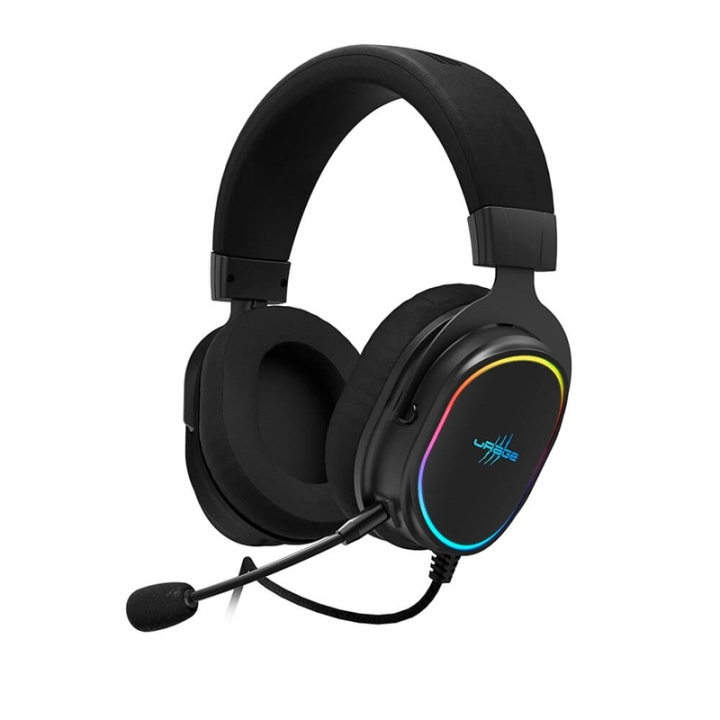 Urage Headset Gaming Soundz 800 7.1 Svart i gruppen DATORER & KRINGUTRUSTNING / Gaming / Headset hos TP E-commerce Nordic AB (38-91838)