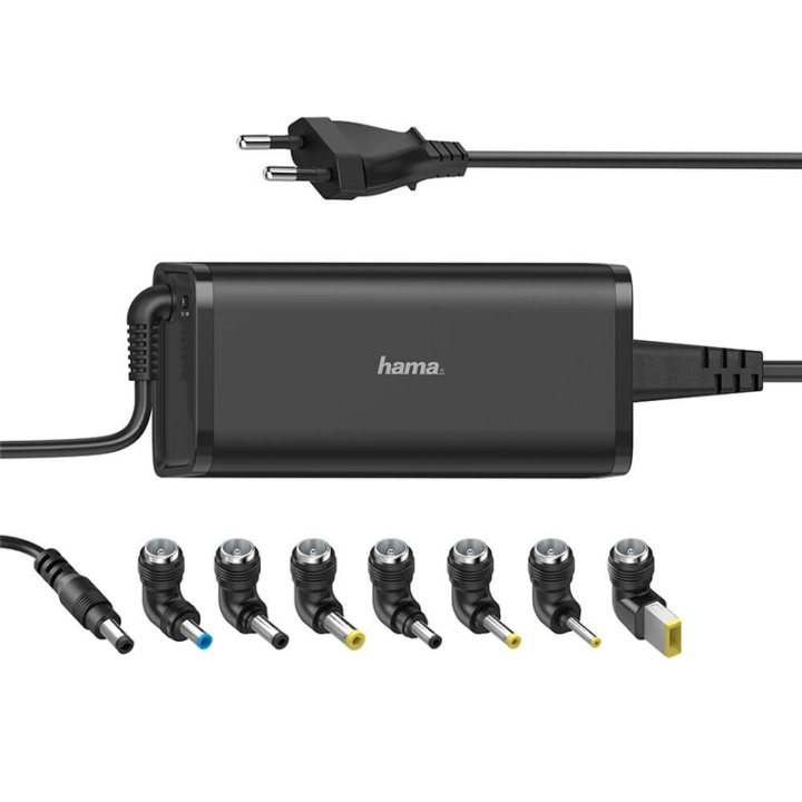 Hama Nätdel Notebook Universal 100-240V 15-19V/90W 8x Adapter i gruppen DATORER & KRINGUTRUSTNING / Datorkablar / Apparatkablar hos TP E-commerce Nordic AB (38-91859)