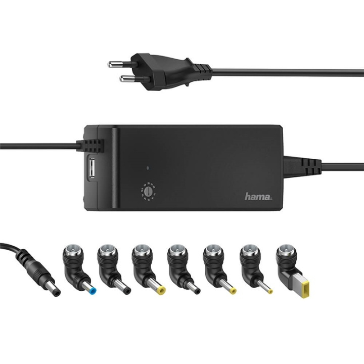 Hama Nätdel Notebook Universal 100-240V 12-22V/90W 8x Adapter i gruppen DATORER & KRINGUTRUSTNING / Datorkablar / Apparatkablar hos TP E-commerce Nordic AB (38-91860)