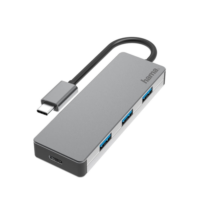 Hama Hub USB-C 4x Portar 10 Gbit/s i gruppen DATORER & KRINGUTRUSTNING / Datortillbehör / USB-hubbar hos TP E-commerce Nordic AB (38-91871)