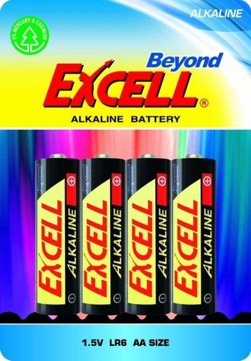 Beyond Excell AA (LR6), batteri, alkaline, 4-pack i gruppen HEMELEKTRONIK / Batterier & Laddare / Batterier / AA hos Teknikproffset Nordic AB (38-92043)