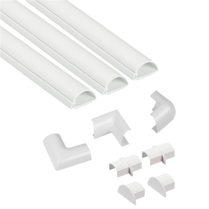 D-LINE Kabelkanal Kit 30x15mm 3x Kabelkanal/Tillbehör 1.0m i gruppen HEMELEKTRONIK / Kablar & Adaptrar / Kabelhantering hos TP E-commerce Nordic AB (38-92067)