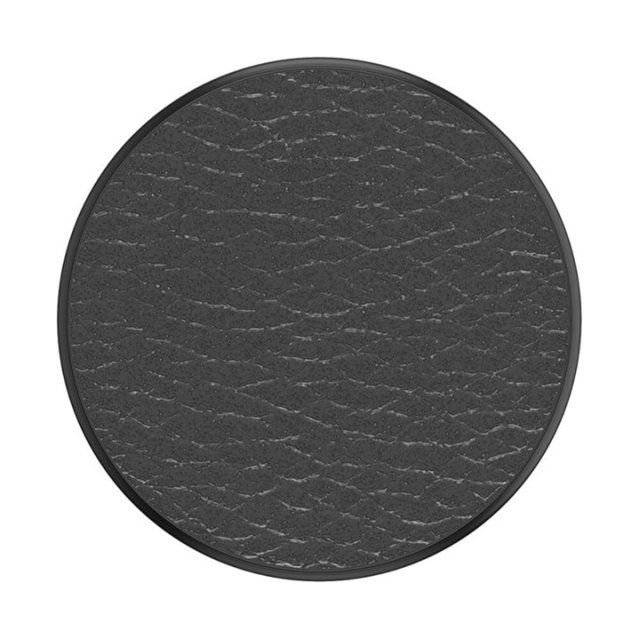 Popsockets Pebbled Vegan Leather Black Avtagbart Grip Med Ställfunktion Premium i gruppen SMARTPHONE & SURFPLATTOR / Övriga tillbehör / Popsockets hos TP E-commerce Nordic AB (38-92144)