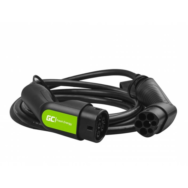 greencell Laddkabel Elbil EV10 Typ2 7m 7.2kW 32A 1-FAS Svart IP55 i gruppen BIL / Laddkablar & Laddboxar till Elbil hos TP E-commerce Nordic AB (38-92194)