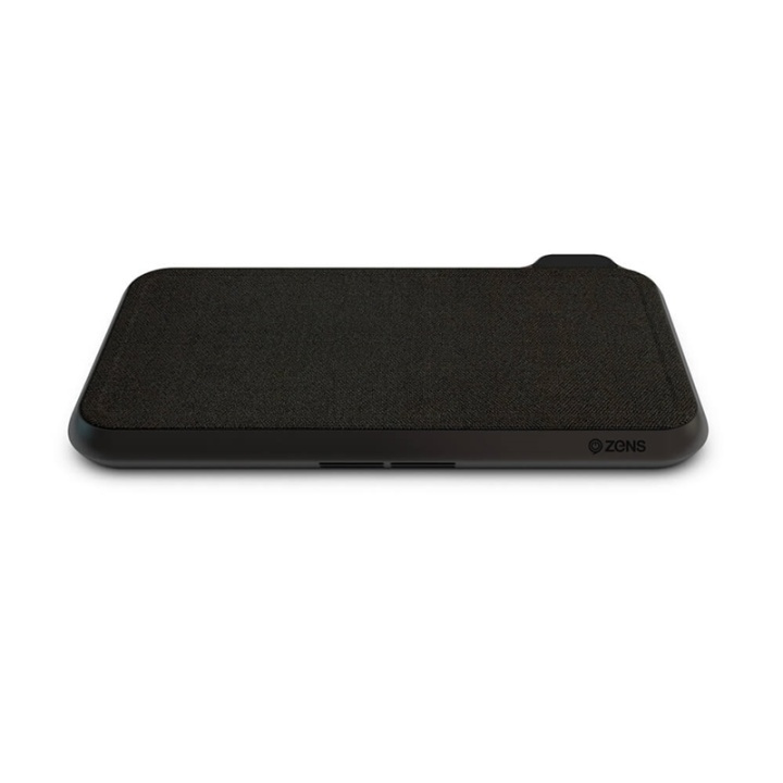 Zens Dual Bordsladdare QI Liberty 16 coils 2x15W Fabric Surface (Apple & Samsung QC) i gruppen SMARTPHONE & SURFPLATTOR / Laddare & Kablar / Trådlösa Qi laddare hos TP E-commerce Nordic AB (38-92376)