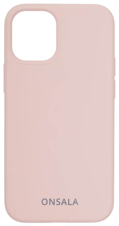 Onsala Mobilskal Silikon Sand Pink Iphone 12 Mini i gruppen SMARTPHONE & SURFPLATTOR / Mobilskydd / Apple / iPhone 12 Mini / Skal hos TP E-commerce Nordic AB (38-92444)