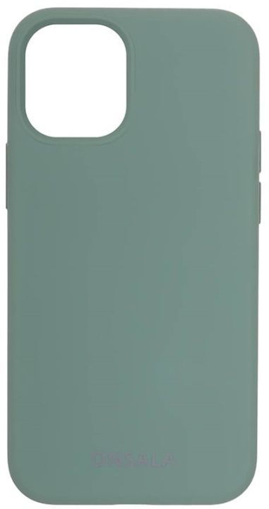 Onsala Mobilskal Silikon Pine Green - iPhone 12 Mini i gruppen SMARTPHONE & SURFPLATTOR / Mobilskydd / Apple / iPhone 12 Mini / Skal hos TP E-commerce Nordic AB (38-92445)