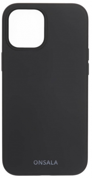 Onsala Mobilskal Silikon Black - iPhone 12 / 12 Pro