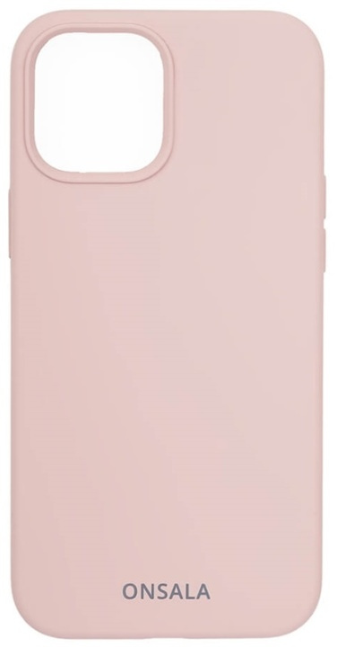 Onsala Mobilskal Silikon Sand Pink iPhone 12 Pro Max i gruppen SMARTPHONE & SURFPLATTOR / Mobilskydd / Apple / iPhone 12 Pro Max / Skal hos TP E-commerce Nordic AB (38-92452)