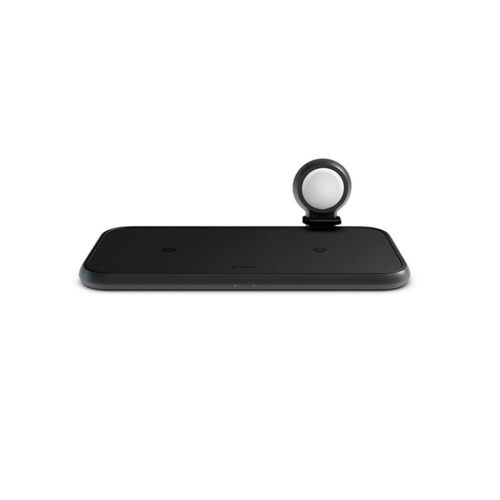 Zens 4in1 Dual Alu. Laddare QI 220V-Sladd 2x10W + 45W PD + Apple Watch Puck MFI i gruppen SMARTPHONE & SURFPLATTOR / Laddare & Kablar / Trådlösa Qi laddare hos TP E-commerce Nordic AB (38-92461)