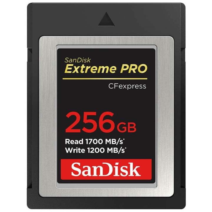 SanDisk Cfexpress Extreme PRO 256GB 1700MB/s 1200MB/s i gruppen HEMELEKTRONIK / Lagringsmedia / Minneskort / CFExpress hos TP E-commerce Nordic AB (38-92502)