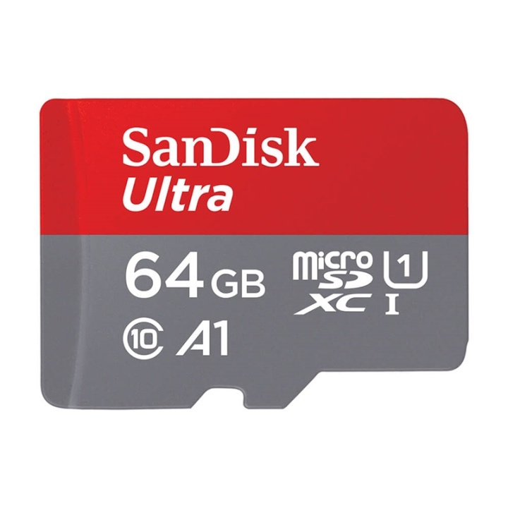 Sandisk Minneskort Microsdxc Foto Ultra 64Gb 120Mb/S Uhs-I Adapt i gruppen HEMELEKTRONIK / Lagringsmedia / Minneskort / Micro SD/HC/XC hos TP E-commerce Nordic AB (38-92506)