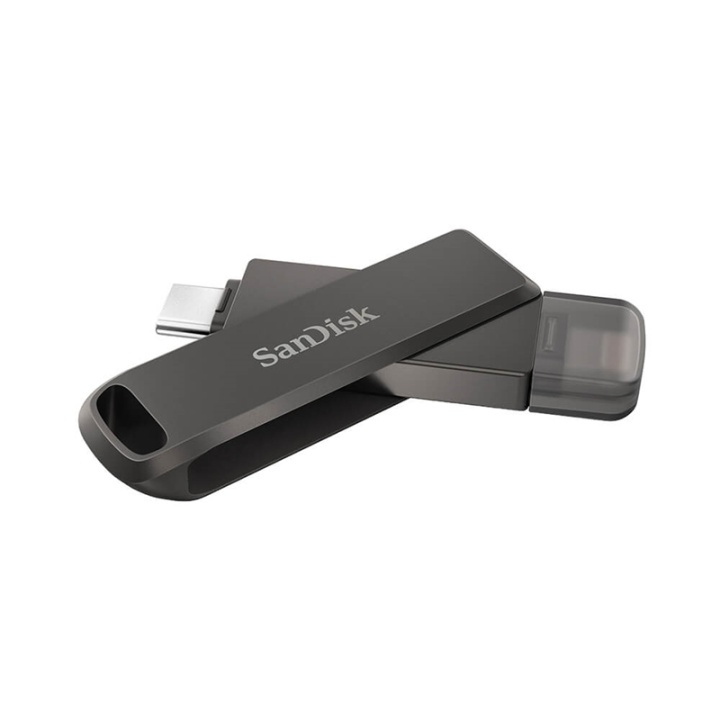 SanDisk USB-C/Lightning iXpand Luxe 128GB i gruppen HEMELEKTRONIK / Lagringsmedia / USB-minnen / USB-C hos TP E-commerce Nordic AB (38-92522)