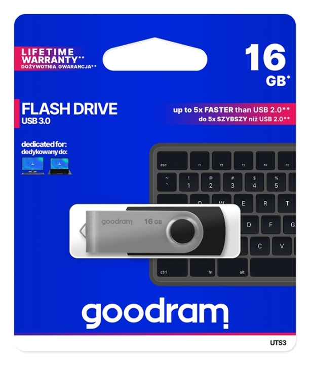 GoodRam TWISTER USB-Minne (16GB | USB3.0) i gruppen HEMELEKTRONIK / Lagringsmedia / USB-minnen / USB 3.0 hos TP E-commerce Nordic AB (38-92585)
