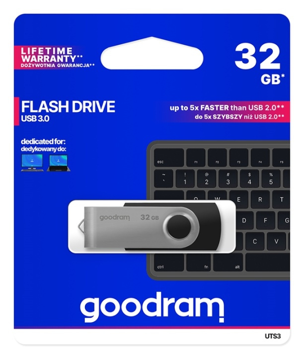 GoodRam TWISTER USB-Minne (32GB | USB3.0) i gruppen HEMELEKTRONIK / Lagringsmedia / USB-minnen / USB 3.0 hos TP E-commerce Nordic AB (38-92587)