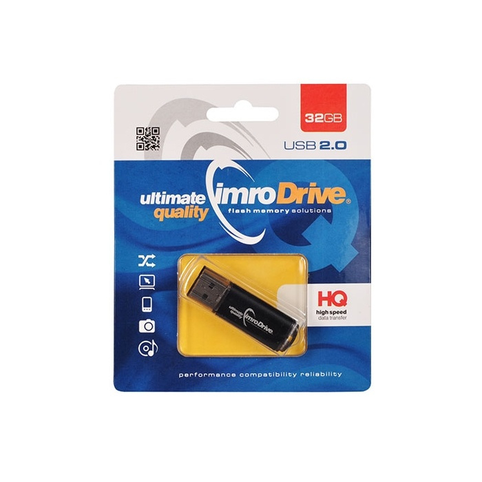 IMRO Pendrive BLACK 32GB i gruppen HEMELEKTRONIK / Lagringsmedia / USB-minnen / USB 2.0 hos TP E-commerce Nordic AB (38-92600)