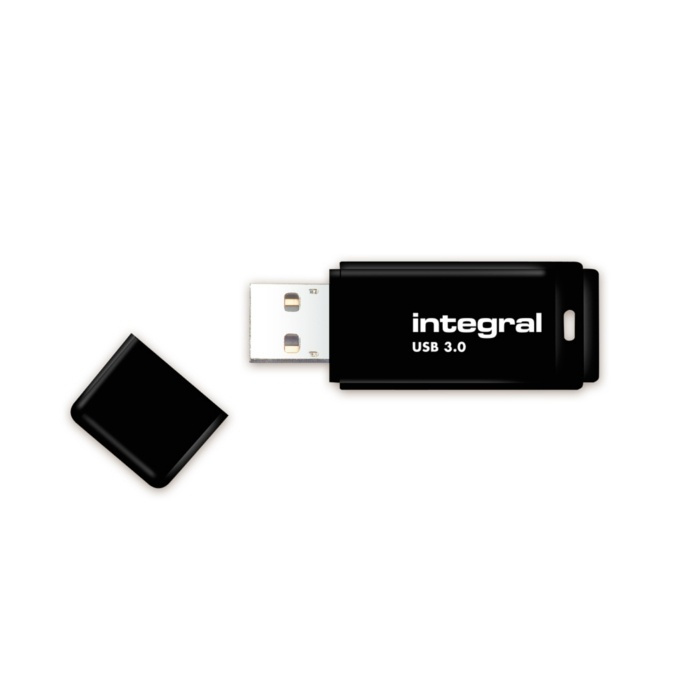 INTEGRAL Pendrive Black (64GB | USB 3.0) i gruppen HEMELEKTRONIK / Lagringsmedia / USB-minnen / USB 3.0 hos TP E-commerce Nordic AB (38-92612)