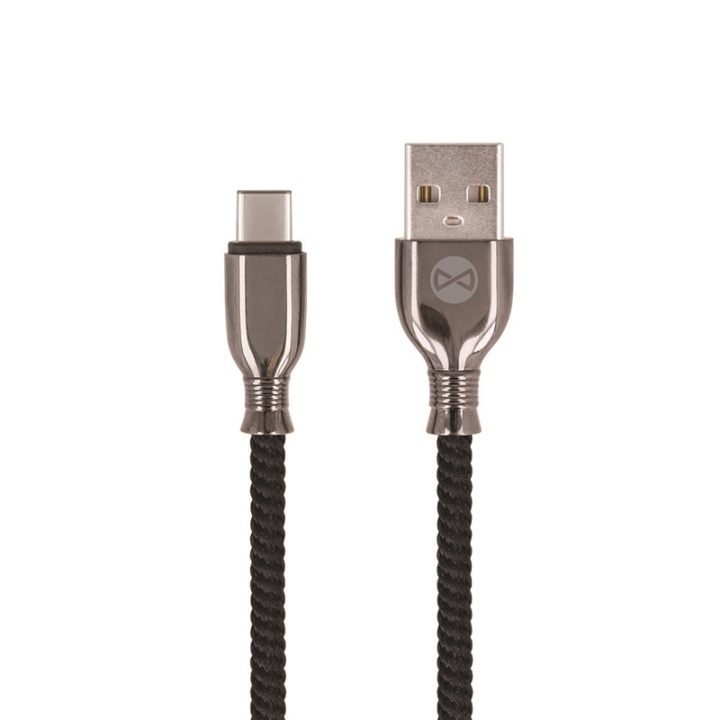 Forever Tornado - USB-C kabel för Snabbladdning (3A), 1m, Svart i gruppen SMARTPHONE & SURFPLATTOR / Laddare & Kablar / Kablar / Kablar Typ C hos TP E-commerce Nordic AB (38-92678)