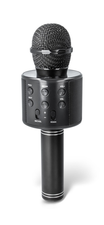 Forever BMS-300 Mikrofon med Bluetooth högtalare, Blå i gruppen HEMELEKTRONIK / Ljud & Bild / Handhållna mikrofoner hos TP E-commerce Nordic AB (38-92730)