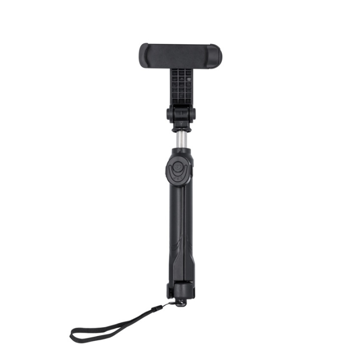 Setty Tripod Selfiestick med Bluetooth och Fjärrkontroll, Svart i gruppen SMARTPHONE & SURFPLATTOR / Övriga tillbehör / Dockor, Stativ & Hållare hos TP E-commerce Nordic AB (38-92740)