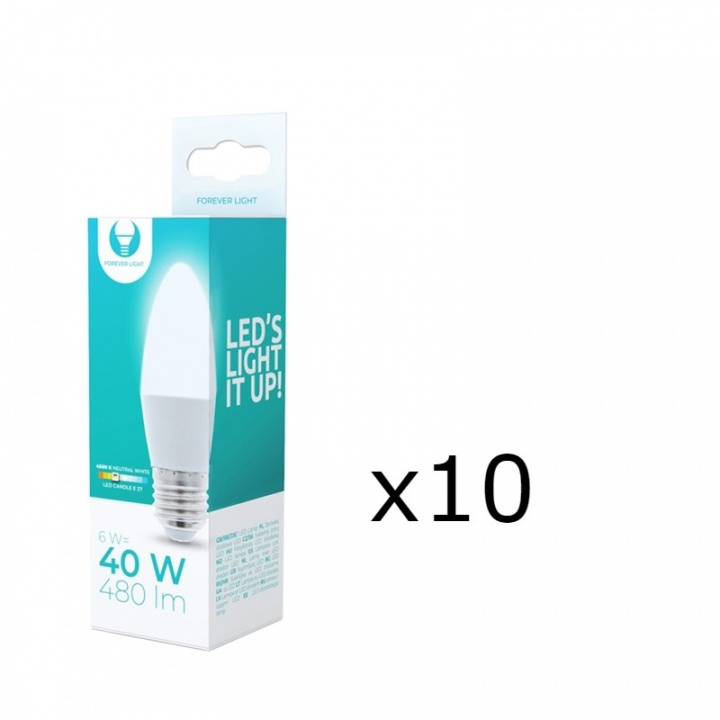 LED-Lampa E27, A65, 18W, 230V, 3000K, 10-pack, Varmvitt i gruppen HEMELEKTRONIK / Belysning / LED-lampor hos TP E-commerce Nordic AB (38-92751-PKT10)