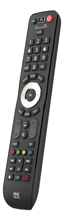 One For All URC 7125 Universal Remote Control Evolve 2 i gruppen HEMELEKTRONIK / Ljud & Bild / TV & Tillbehör / Fjärrkontroller hos TP E-commerce Nordic AB (38-92829)