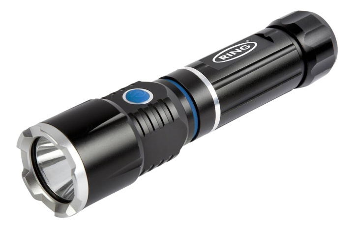 Ring Automotive Telescopic 220 lm Alu torch with 4 x AAA i gruppen HEM, HUSHÅLL & TRÄDGÅRD / El & Belysning / Arbetsbelysning hos TP E-commerce Nordic AB (38-92976)