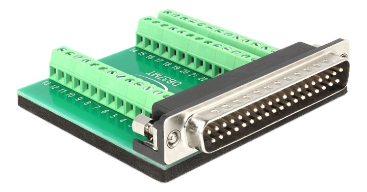 Delock Adapter Sub-D 37 pin male > Terminal Block 39 pin i gruppen DATORER & KRINGUTRUSTNING / Datorkablar / Apparatkablar hos TP E-commerce Nordic AB (38-92988)