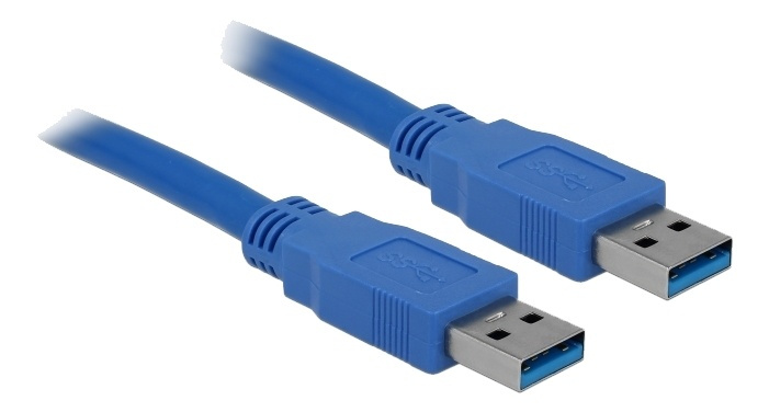 Delock Kabel USB 3.0 Typ-A Stecker > USB 3.0 Typ-A Stecker 3 m blau i gruppen DATORER & KRINGUTRUSTNING / Datorkablar / USB-kablar / USB-A / Kablar hos TP E-commerce Nordic AB (38-92989)