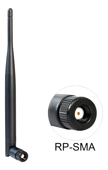 Delock WLAN 802.11 ac/a/b/g/n Antenna RP-SMA plug 4 - 5 dBi omnidirect i gruppen DATORER & KRINGUTRUSTNING / Nätverk / Routrar hos TP E-commerce Nordic AB (38-92994)