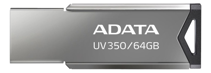 ADATA UV350 - USB-flashenhet - 64 GB - USB 3.2 Gen 1 - silver i gruppen HEMELEKTRONIK / Lagringsmedia / USB-minnen / USB 3.2 hos TP E-commerce Nordic AB (38-93016)