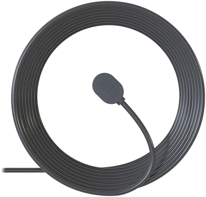 Arlo Outdoor Magnetic Charging Cable, Black i gruppen HEM, HUSHÅLL & TRÄDGÅRD / Larm & Säkerhet / Övervakningskameror / Digitalt (Nätverk) / Tillbehör hos TP E-commerce Nordic AB (38-93040)