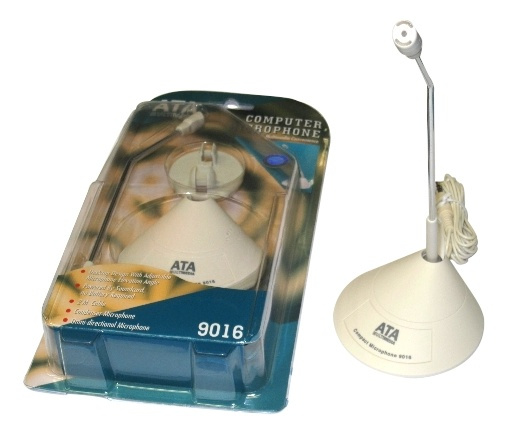 ATA Multimedia microphone, 2 m cable, 3,5 mm connector, 30 Hz - 16 kHz i gruppen HEMELEKTRONIK / Ljud & Bild / Handhållna mikrofoner hos TP E-commerce Nordic AB (38-93088)