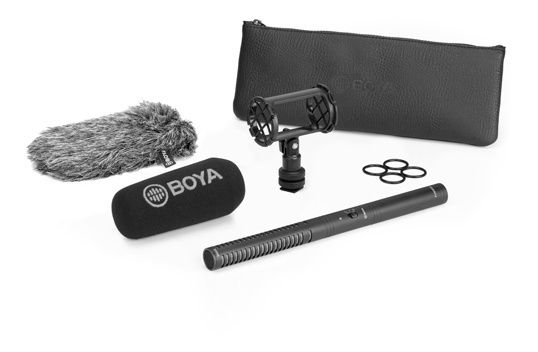 BOYA Professional Shotgun Microphone (Short) i gruppen HEMELEKTRONIK / Ljud & Bild / Handhållna mikrofoner hos TP E-commerce Nordic AB (38-93101)