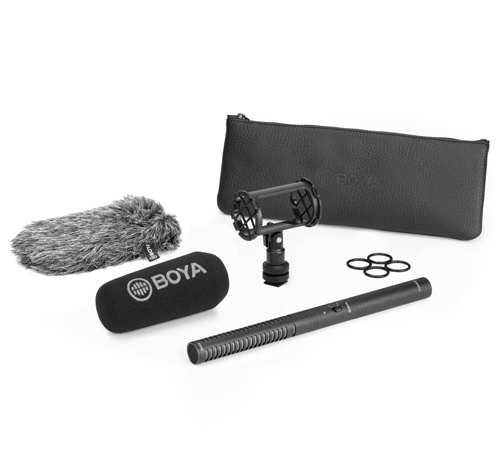 BOYA Professional Shotgun Microphone (Medium) i gruppen HEMELEKTRONIK / Ljud & Bild / Handhållna mikrofoner hos TP E-commerce Nordic AB (38-93102)