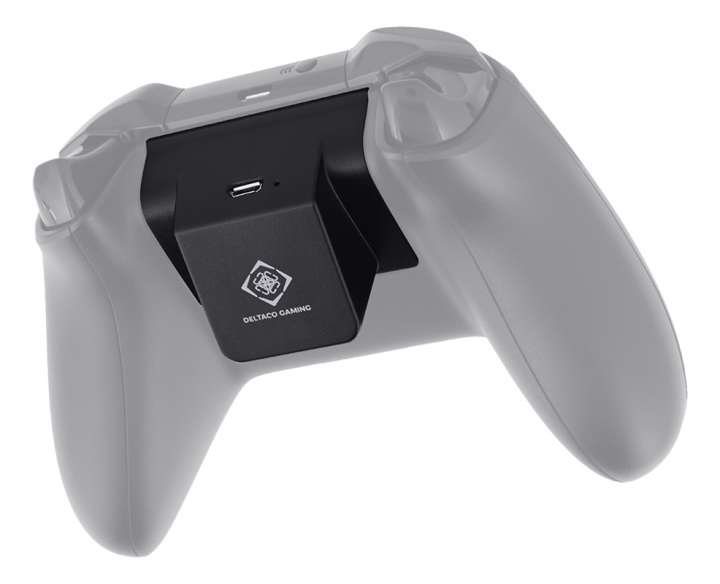 DELTACO GAMING trådlös Qi-receiver med inbyggt batteri till Xbox one k i gruppen HEMELEKTRONIK / Spelkonsoler & Tillbehör / Xbox One / Tillbehör hos TP E-commerce Nordic AB (38-93300)