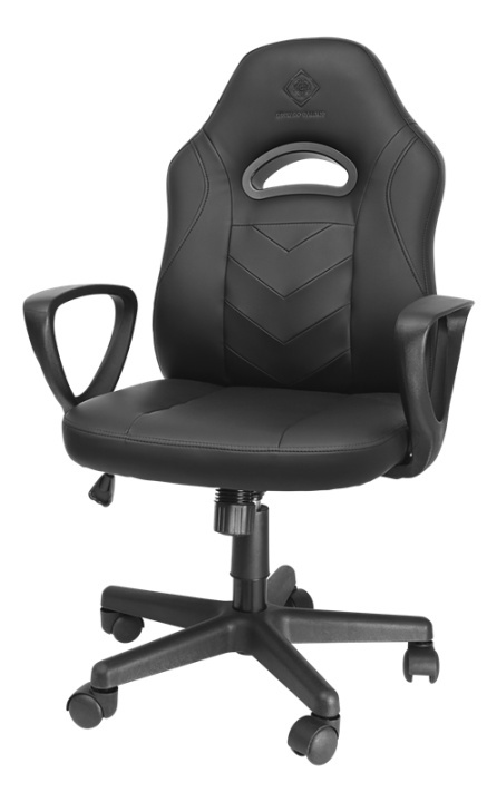 DELTACO GAMING DC110 junior chair, 100mm gaslift, PU-leather, black i gruppen DATORER & KRINGUTRUSTNING / Gaming / Gamingstolar hos TP E-commerce Nordic AB (38-93306)