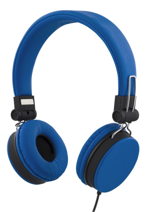 STREETZ headset for smartphone, microphone, 1-button, 1,5m, blue i gruppen HEMELEKTRONIK / Ljud & Bild / Hörlurar & Tillbehör / Hörlurar hos TP E-commerce Nordic AB (38-93337)