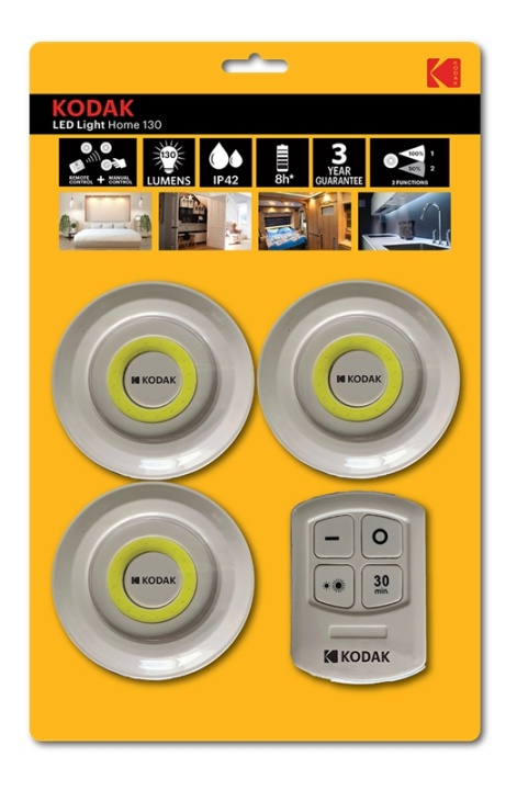 KODAK LED Wireless lights with Remote Control Home 130 i gruppen HEM, HUSHÅLL & TRÄDGÅRD / Smarta hem / Smart belysning hos TP E-commerce Nordic AB (38-93372)